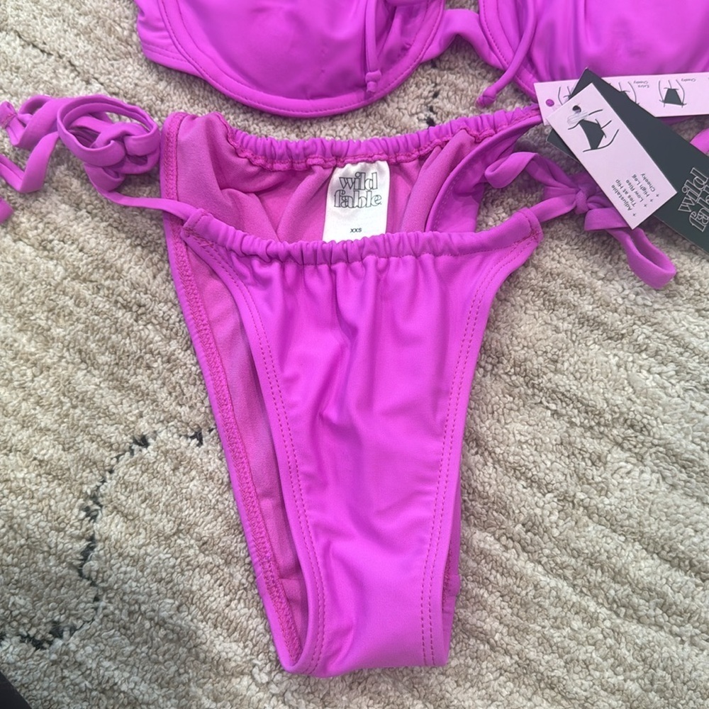 Target swimsuit new bottoms xxs top small - Picture 2 of 6